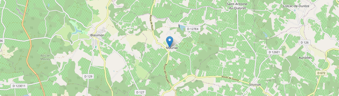 Mauriac - Carte