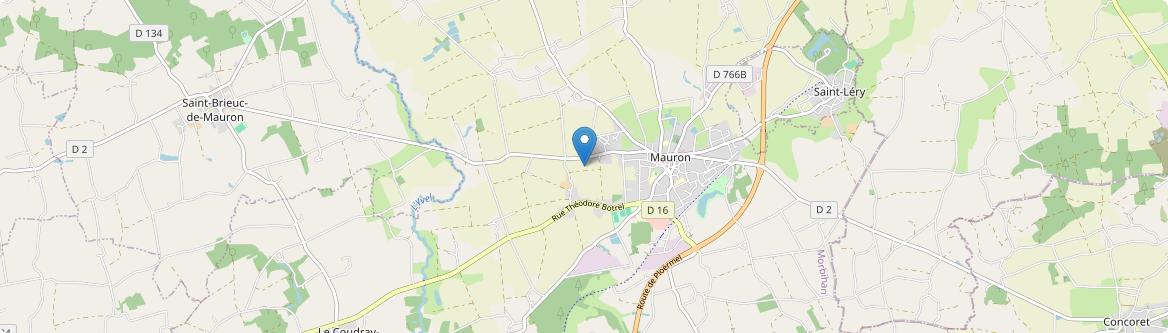 Mauron - Carte