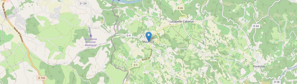 Mauroux - Carte