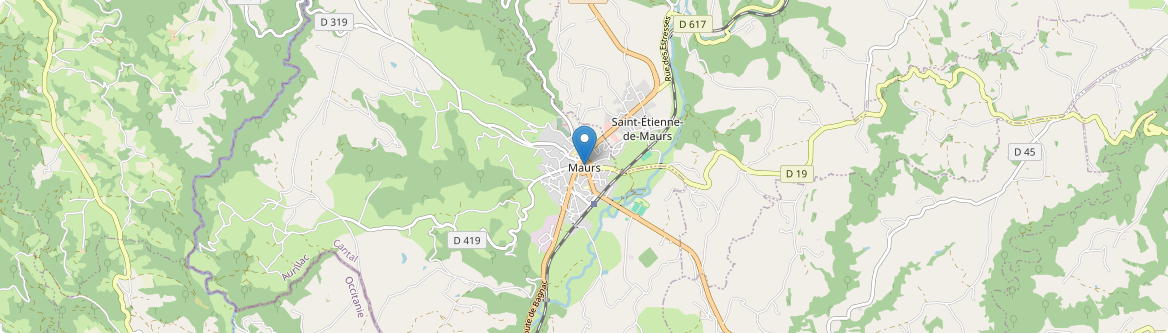 Maurs - Carte