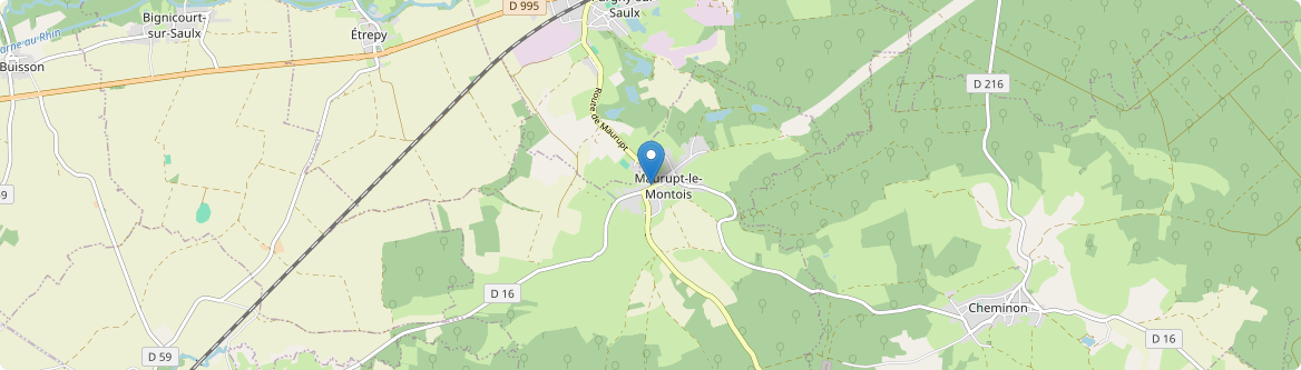 Maurupt-le-Montois - Carte