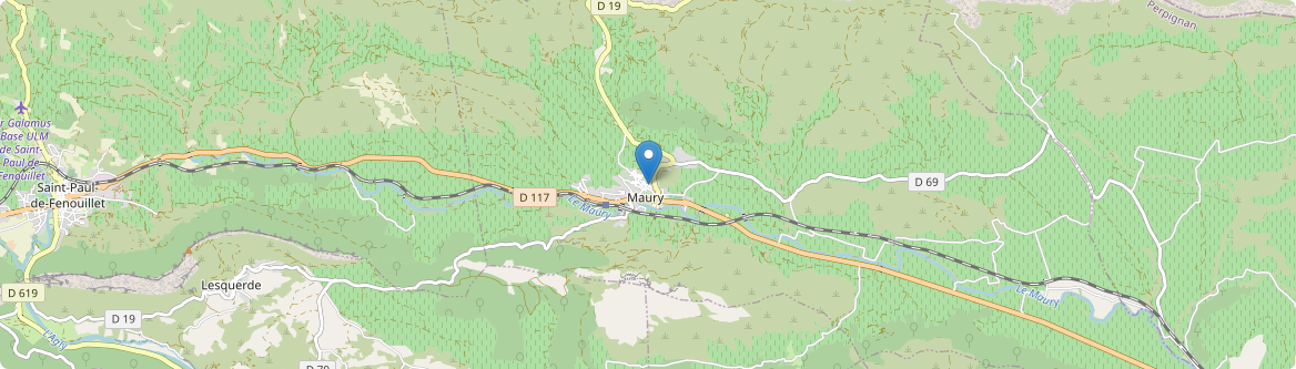 Maury - Carte