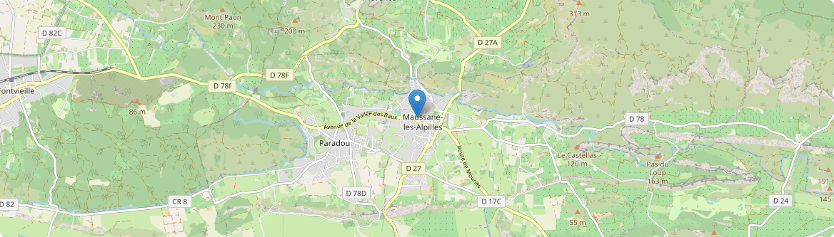 Maussane-les-Alpilles - Carte