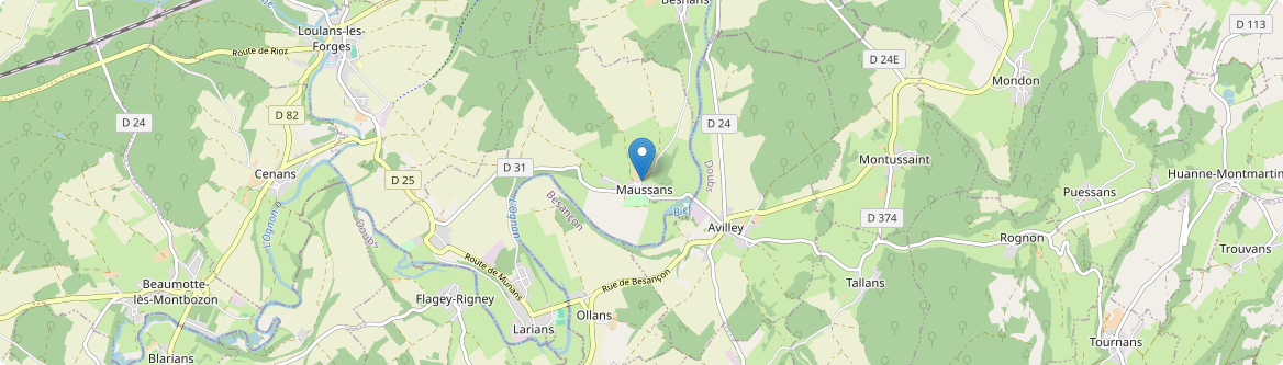 Maussans - Carte