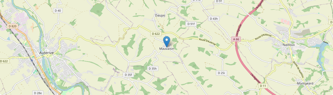 Mauvaisin - Carte