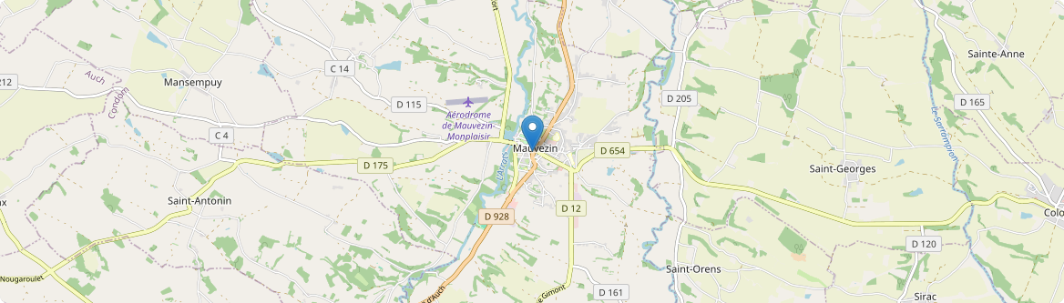 Mauvezin - Carte