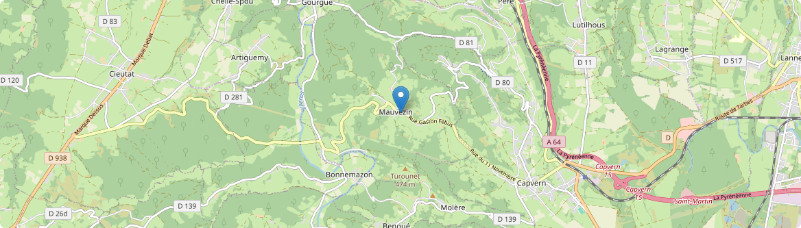 Mauvezin - Carte