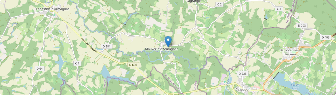 Mauvezin-d'Armagnac - Carte