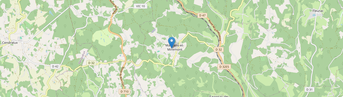 Mauzens-et-Miremont - Carte