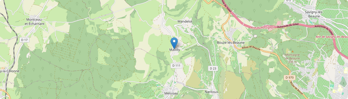 Mavilly-Mandelot - Carte