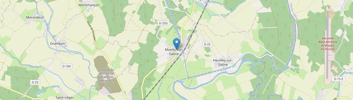 Maxilly-sur-Saône - Carte