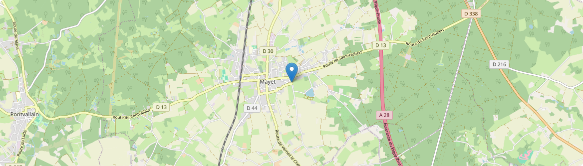 Mayet - Carte
