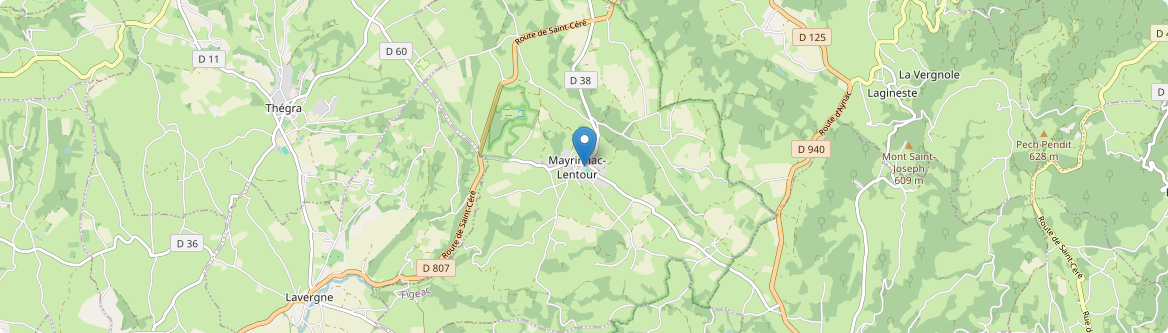 Mayrinhac-Lentour - Carte