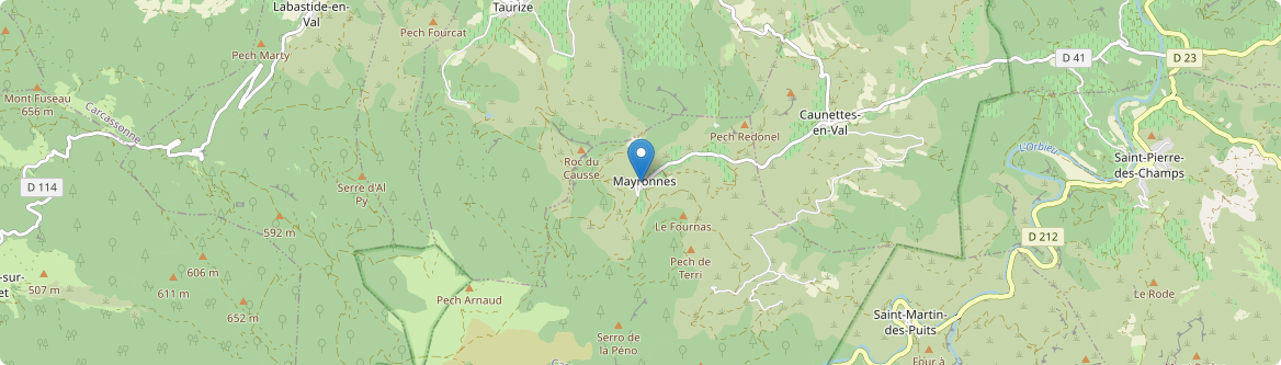 Mayronnes - Carte