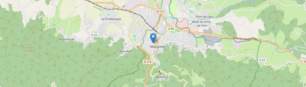 Mazamet - Carte