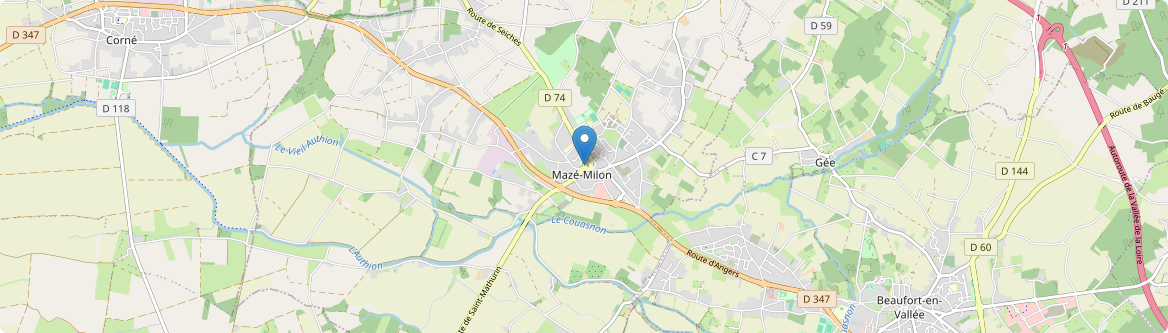 Mazé-Milon - Carte