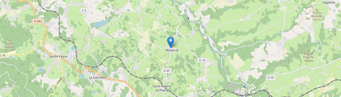Mazeirat - Carte