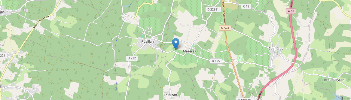 Mazères - Carte