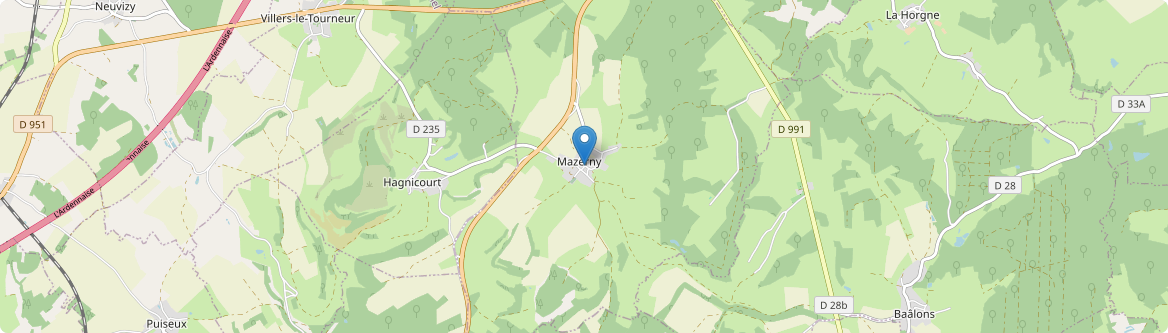 Mazerny - Carte