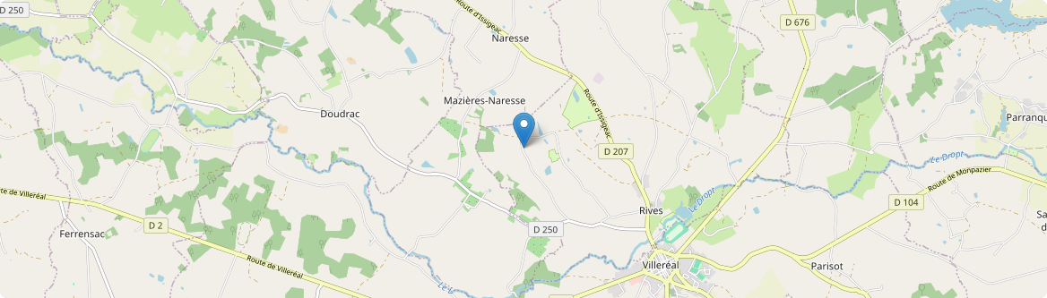 Mazières-Naresse - Carte