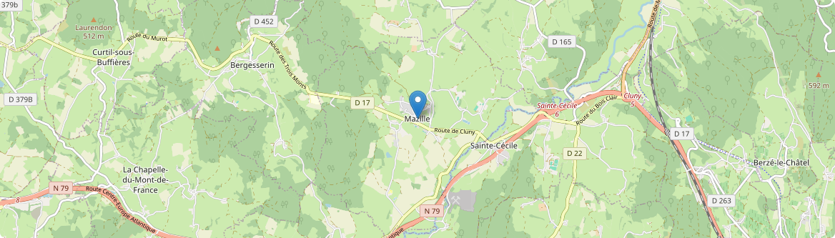 Mazille - Carte