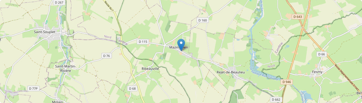 Mazinghien - Carte
