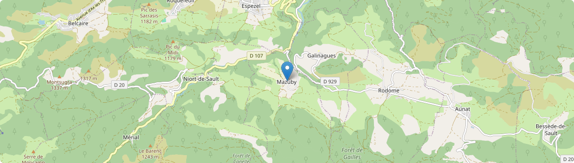 Mazuby - Carte