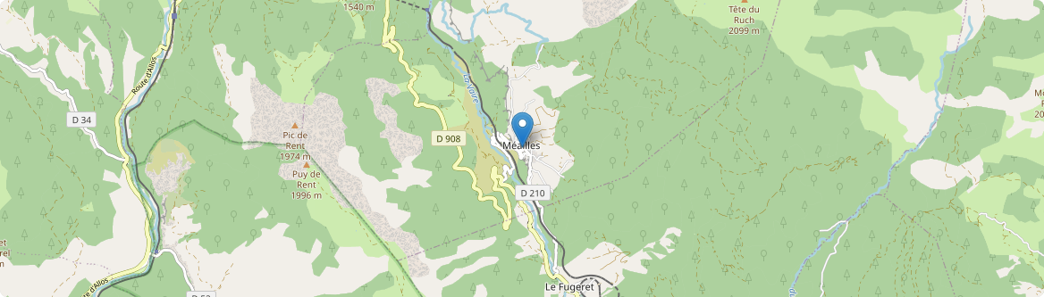 Méailles - Carte