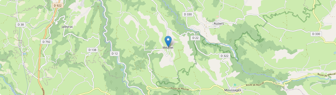 Méallet - Carte