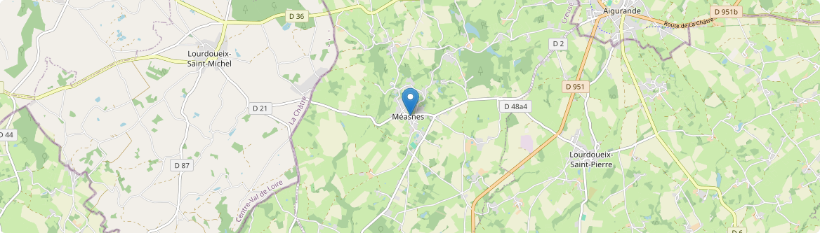 Méasnes - Carte