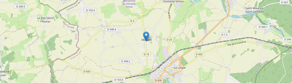 Meaucé - Carte