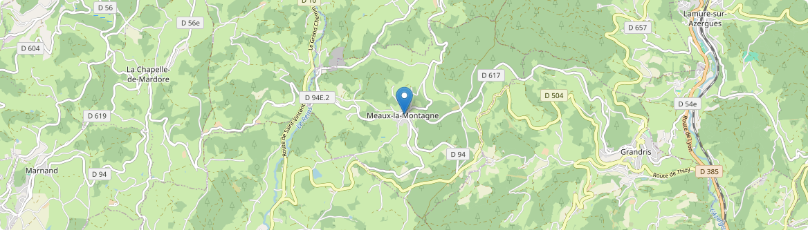 Meaux-la-Montagne - Carte