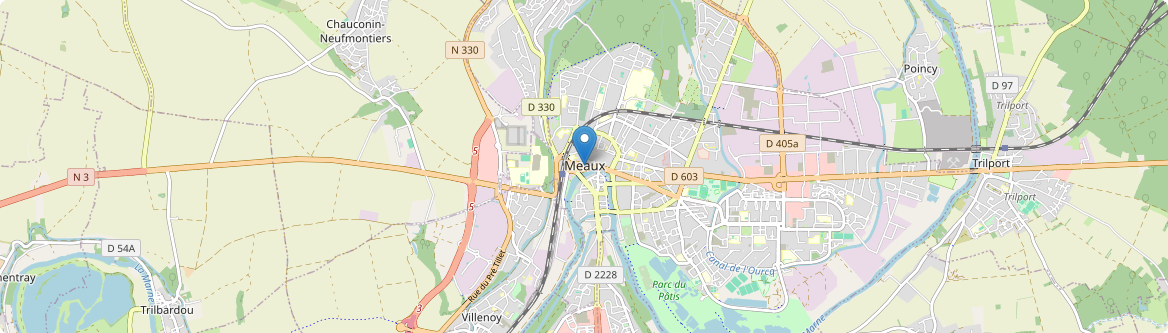 Meaux - Carte