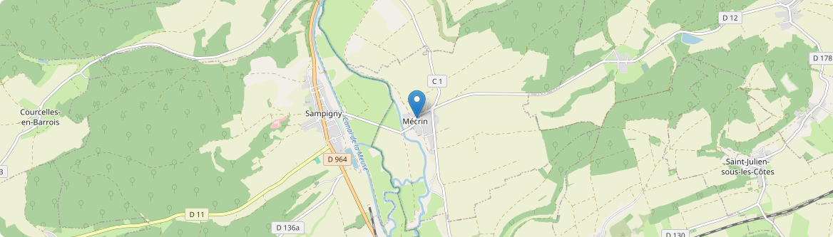 Mécrin - Carte