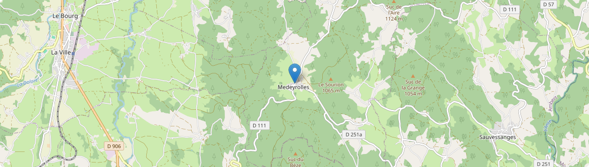 Medeyrolles - Carte