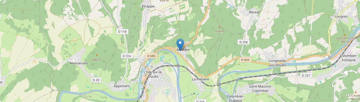 Médière - Carte