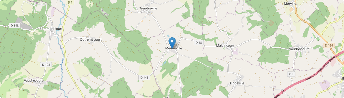 Médonville - Carte