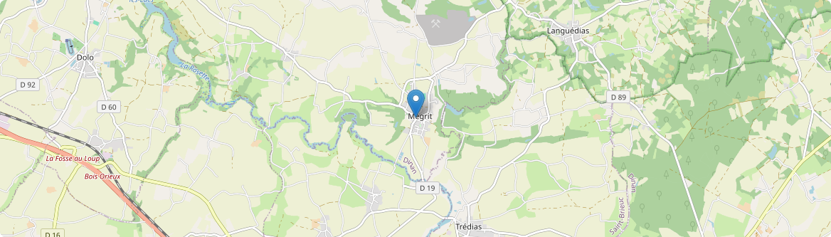 Mégrit - Carte