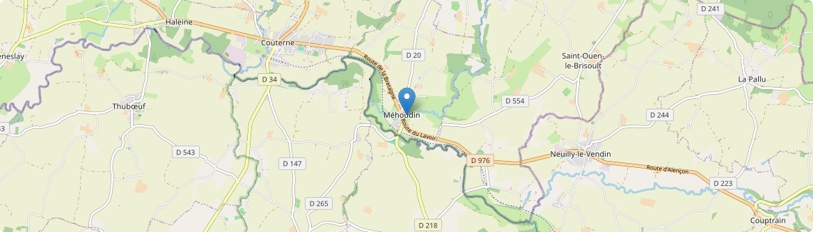 Méhoudin - Carte