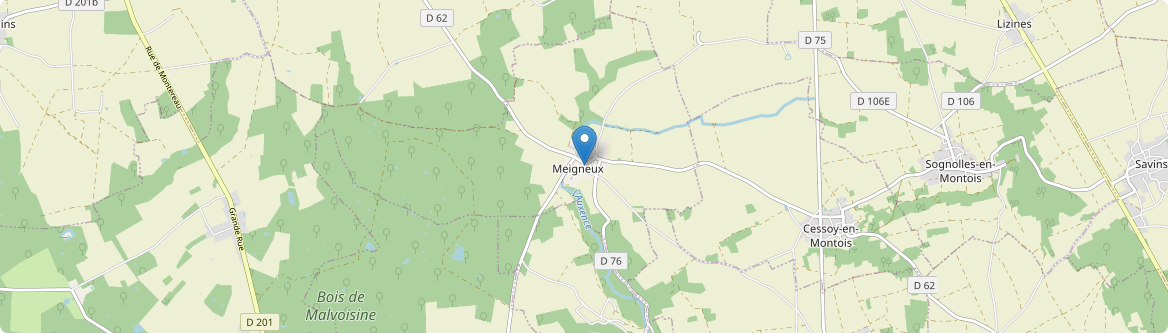 Meigneux - Carte