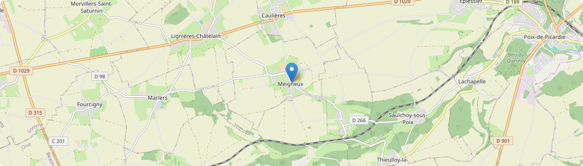 Meigneux - Carte