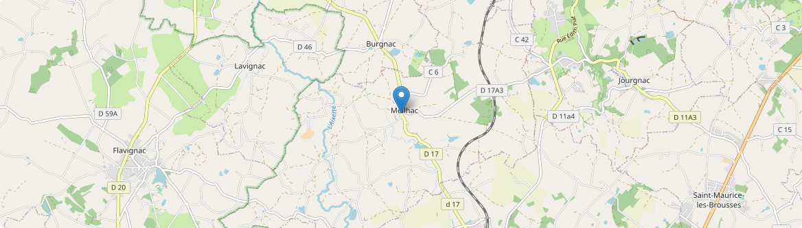 Meilhac - Carte