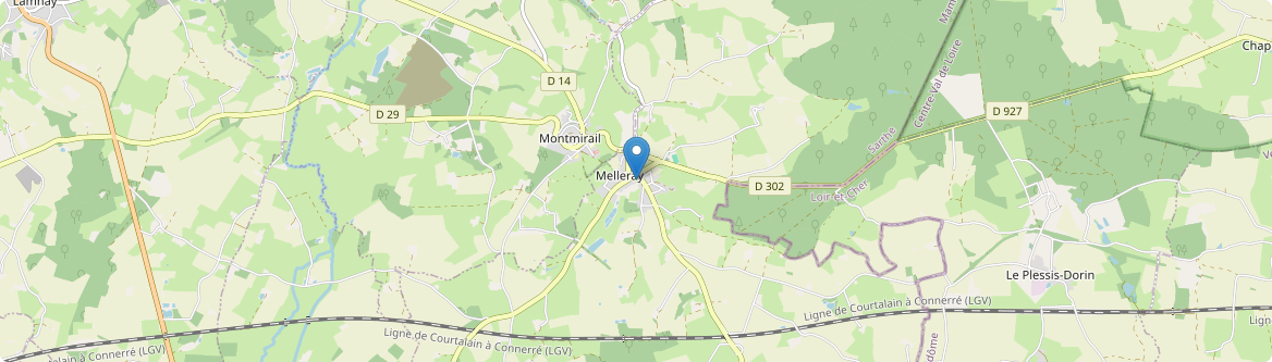 Melleray - Carte