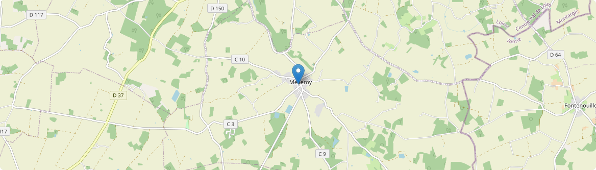 Melleroy - Carte