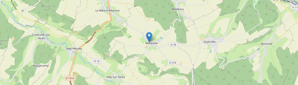 Melleville - Carte