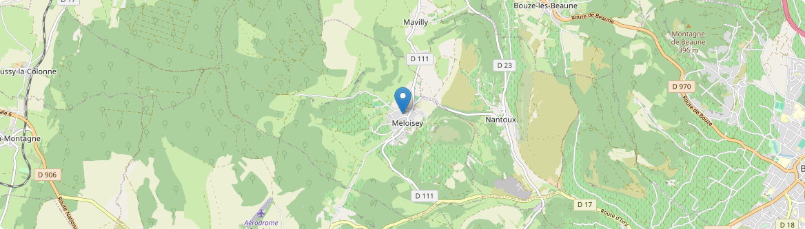 Meloisey - Carte
