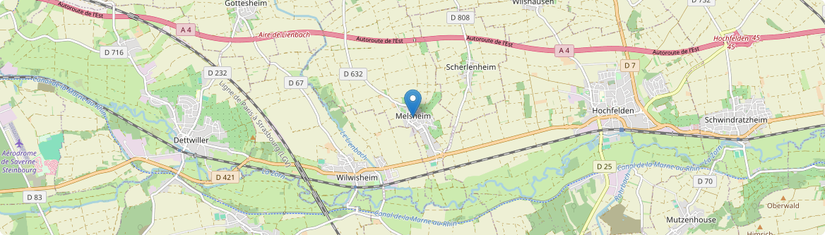 Melsheim - Carte