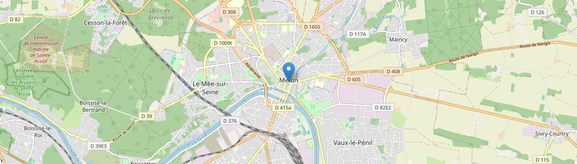 Melun - Carte