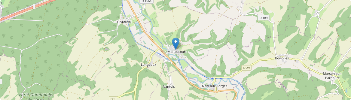 Menaucourt - Carte