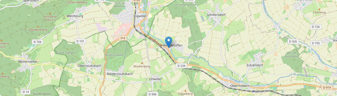Menchhoffen - Carte